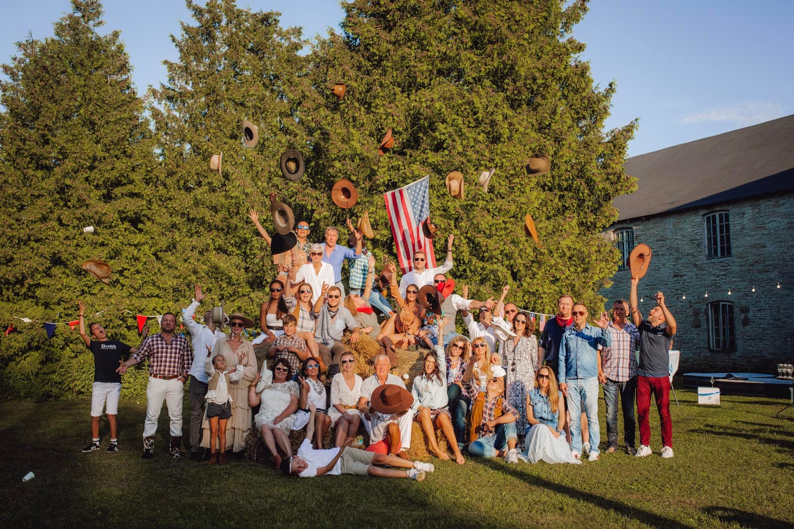 Lagedi Castle corporate event — outdoor venue